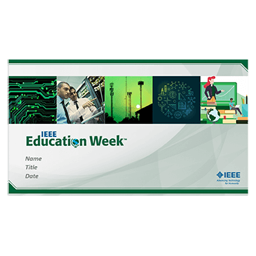 IEEE Education Week PowerPoint Template